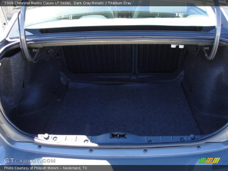 Dark Gray Metallic / Titanium Gray 2008 Chevrolet Malibu Classic LT Sedan