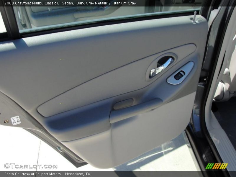 Dark Gray Metallic / Titanium Gray 2008 Chevrolet Malibu Classic LT Sedan