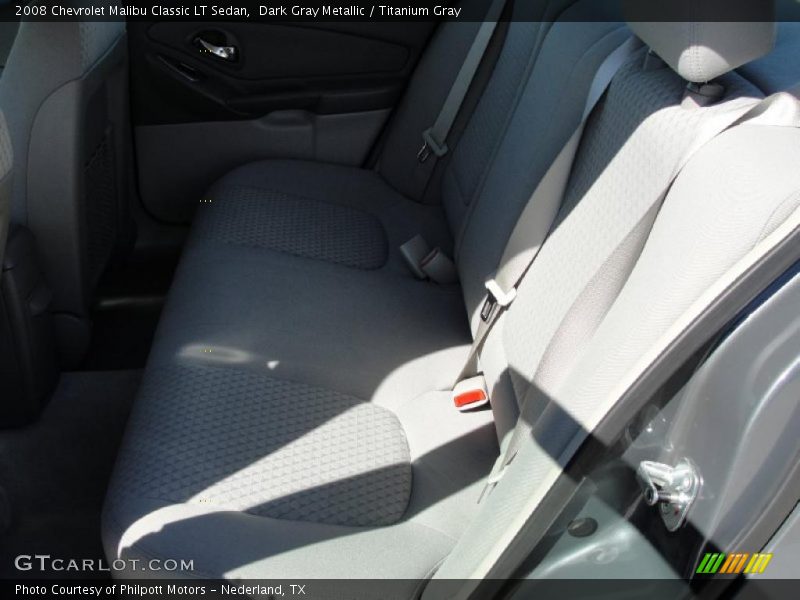 Dark Gray Metallic / Titanium Gray 2008 Chevrolet Malibu Classic LT Sedan