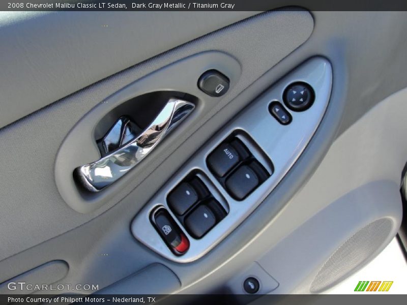Dark Gray Metallic / Titanium Gray 2008 Chevrolet Malibu Classic LT Sedan