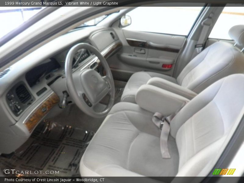 Vibrant White / Light Graphite 1999 Mercury Grand Marquis LS