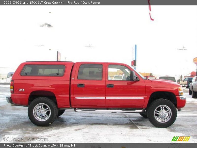 Fire Red / Dark Pewter 2006 GMC Sierra 1500 SLT Crew Cab 4x4