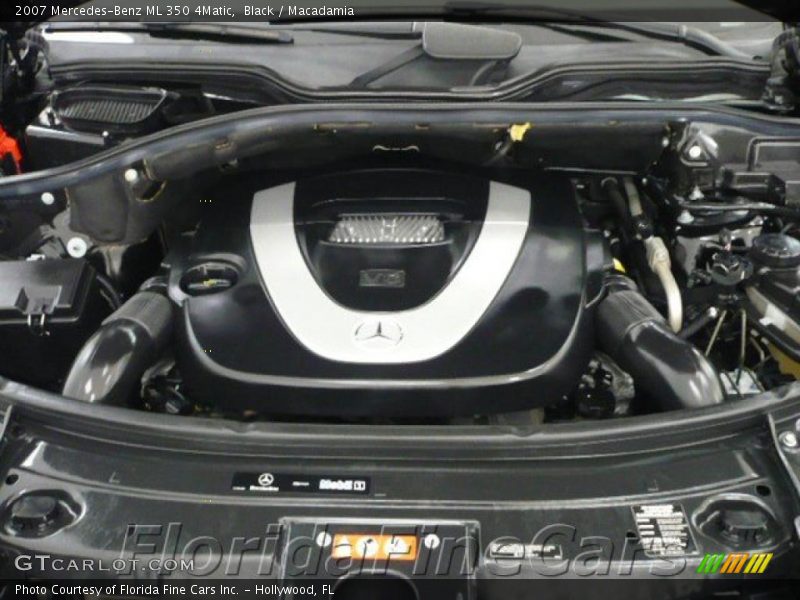 Black / Macadamia 2007 Mercedes-Benz ML 350 4Matic