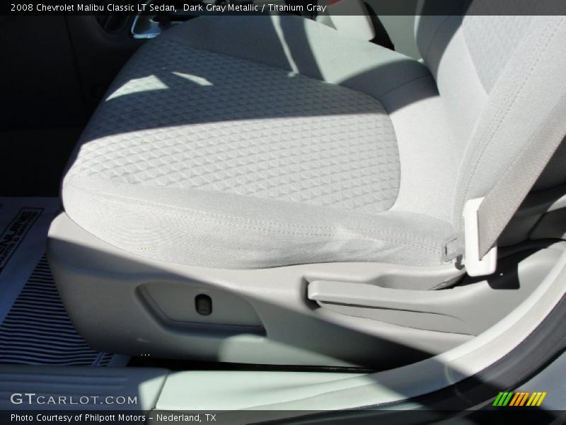 Dark Gray Metallic / Titanium Gray 2008 Chevrolet Malibu Classic LT Sedan