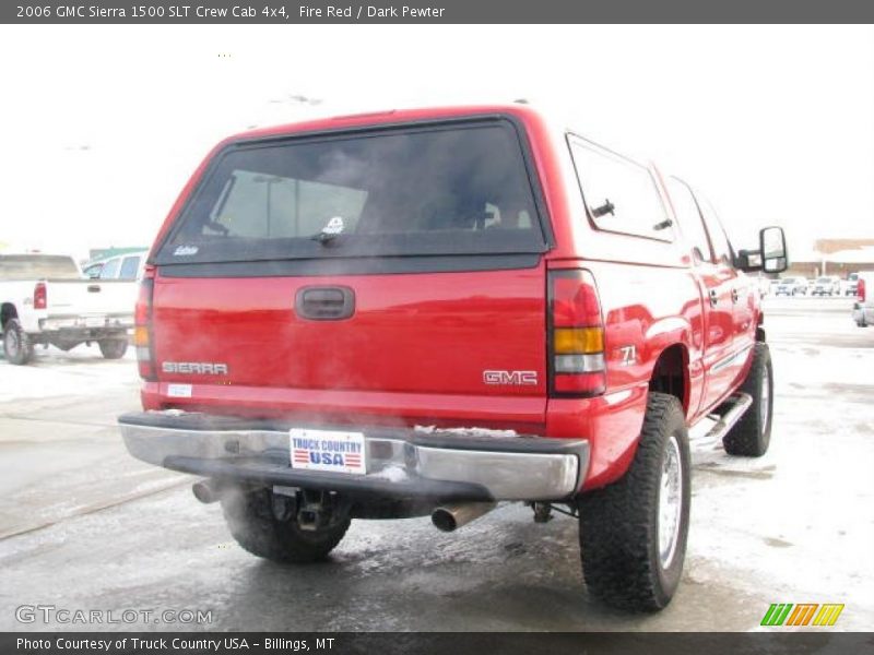 Fire Red / Dark Pewter 2006 GMC Sierra 1500 SLT Crew Cab 4x4