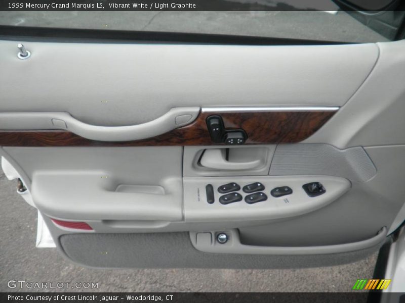 Vibrant White / Light Graphite 1999 Mercury Grand Marquis LS