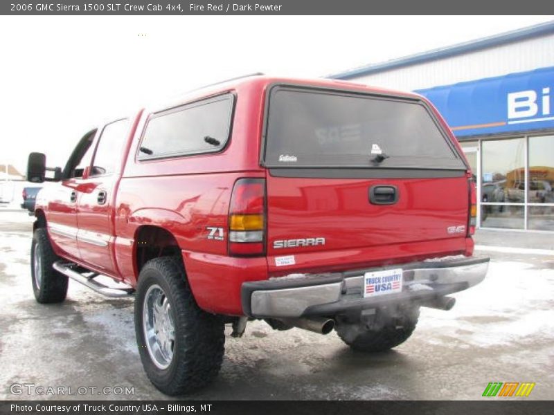 Fire Red / Dark Pewter 2006 GMC Sierra 1500 SLT Crew Cab 4x4