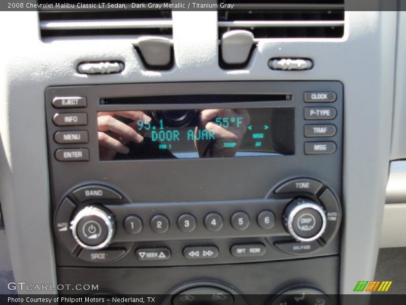 Dark Gray Metallic / Titanium Gray 2008 Chevrolet Malibu Classic LT Sedan