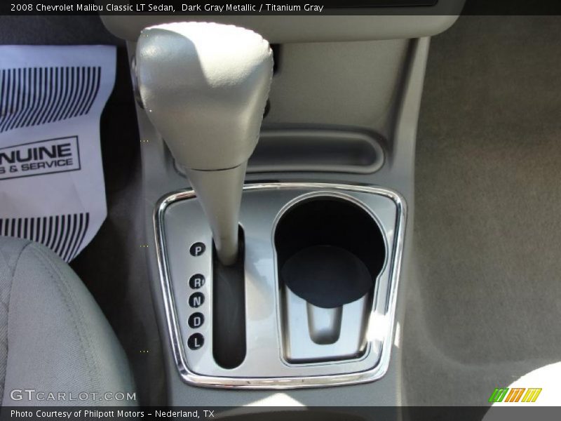 Dark Gray Metallic / Titanium Gray 2008 Chevrolet Malibu Classic LT Sedan