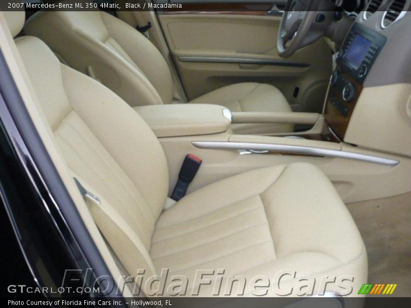 Black / Macadamia 2007 Mercedes-Benz ML 350 4Matic