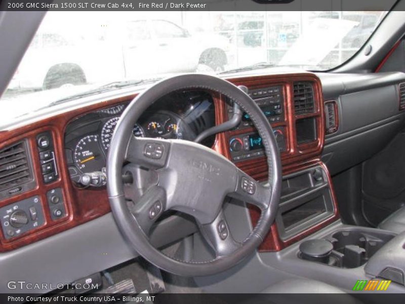 Fire Red / Dark Pewter 2006 GMC Sierra 1500 SLT Crew Cab 4x4