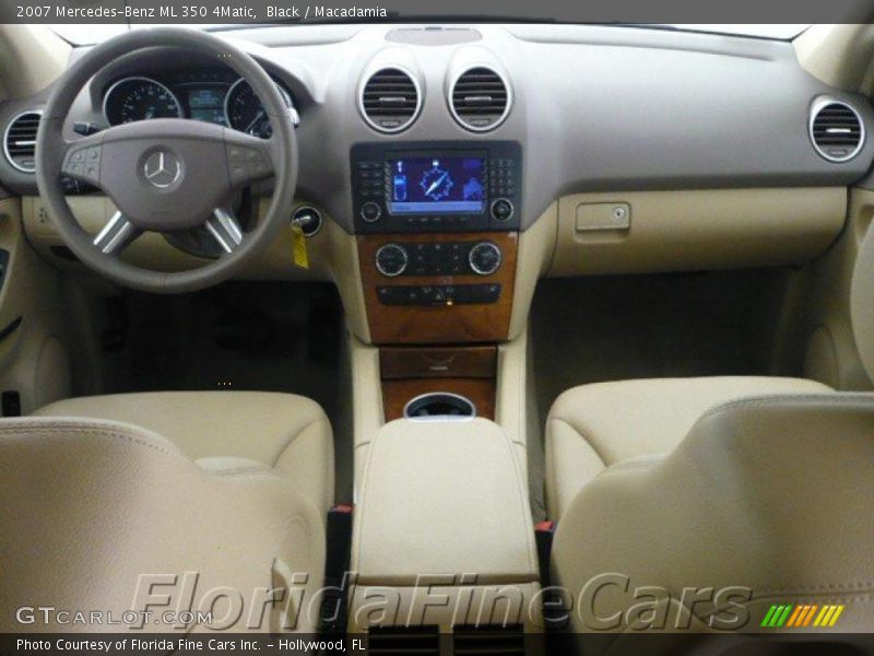 Black / Macadamia 2007 Mercedes-Benz ML 350 4Matic