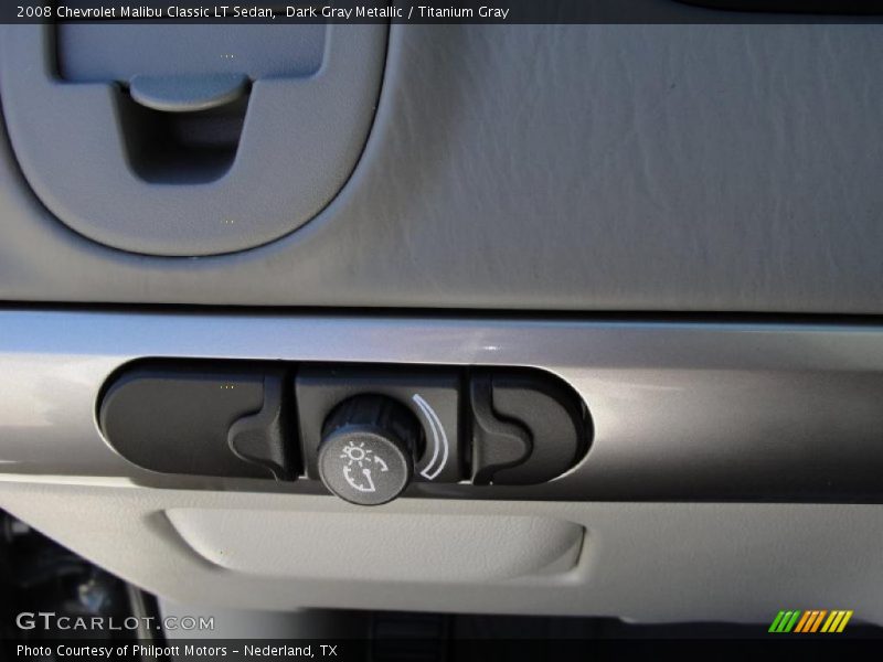 Dark Gray Metallic / Titanium Gray 2008 Chevrolet Malibu Classic LT Sedan