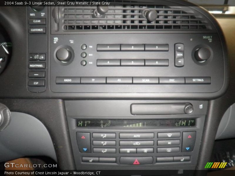 Steel Gray Metallic / Slate Gray 2004 Saab 9-3 Linear Sedan