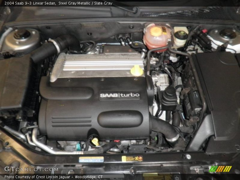 Steel Gray Metallic / Slate Gray 2004 Saab 9-3 Linear Sedan