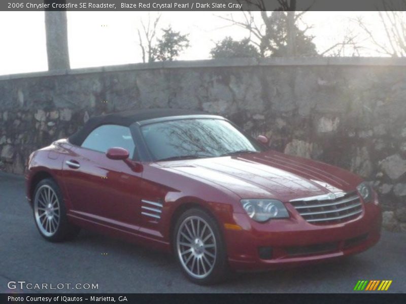 Blaze Red Crystal Pearl / Dark Slate Gray 2006 Chrysler Crossfire SE Roadster