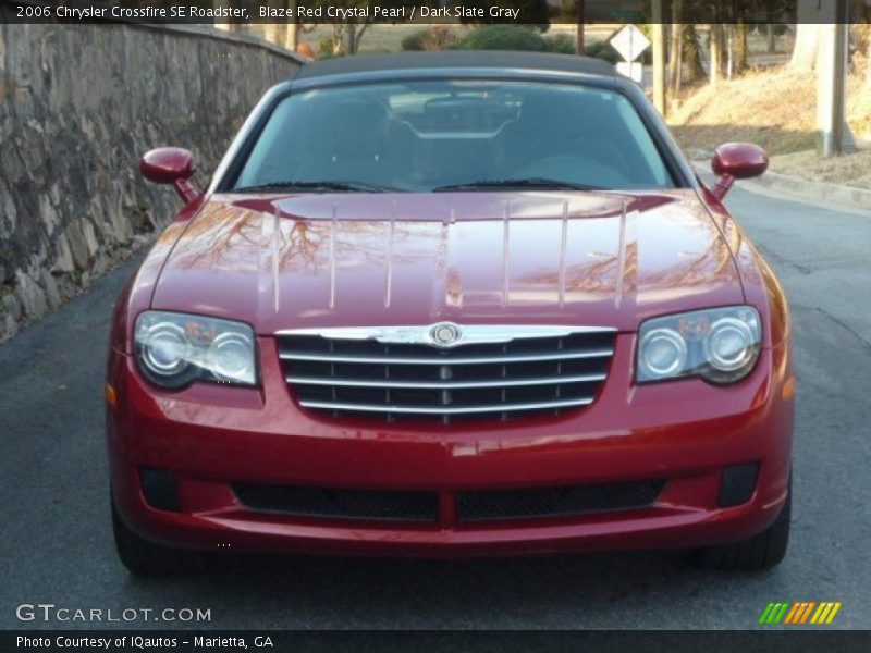 Blaze Red Crystal Pearl / Dark Slate Gray 2006 Chrysler Crossfire SE Roadster