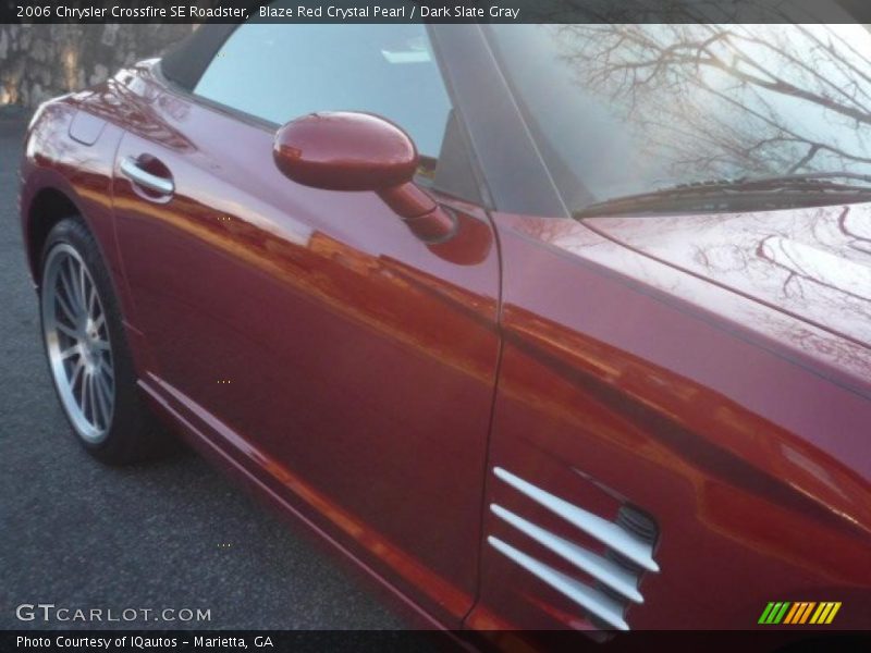Blaze Red Crystal Pearl / Dark Slate Gray 2006 Chrysler Crossfire SE Roadster