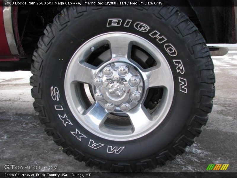 Inferno Red Crystal Pearl / Medium Slate Gray 2008 Dodge Ram 2500 SXT Mega Cab 4x4
