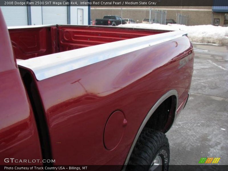 Inferno Red Crystal Pearl / Medium Slate Gray 2008 Dodge Ram 2500 SXT Mega Cab 4x4
