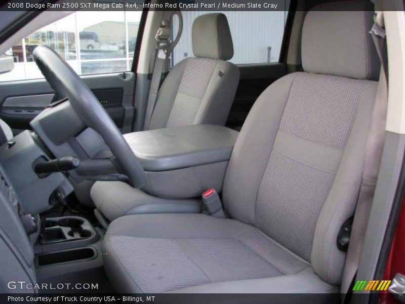 Inferno Red Crystal Pearl / Medium Slate Gray 2008 Dodge Ram 2500 SXT Mega Cab 4x4