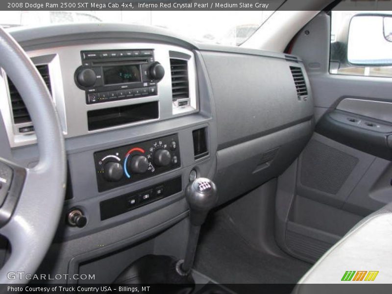 Inferno Red Crystal Pearl / Medium Slate Gray 2008 Dodge Ram 2500 SXT Mega Cab 4x4