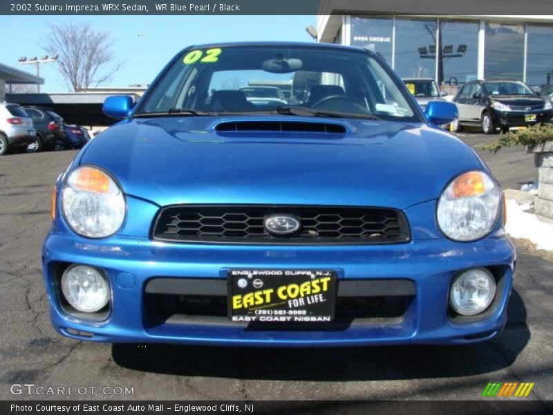 WR Blue Pearl / Black 2002 Subaru Impreza WRX Sedan