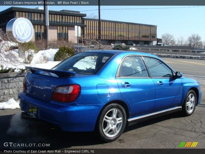 WR Blue Pearl / Black 2002 Subaru Impreza WRX Sedan