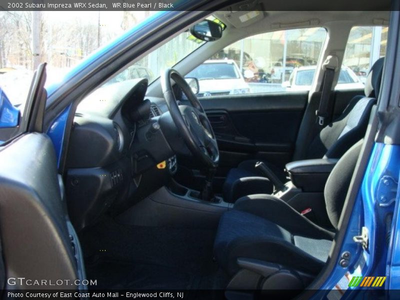 WR Blue Pearl / Black 2002 Subaru Impreza WRX Sedan