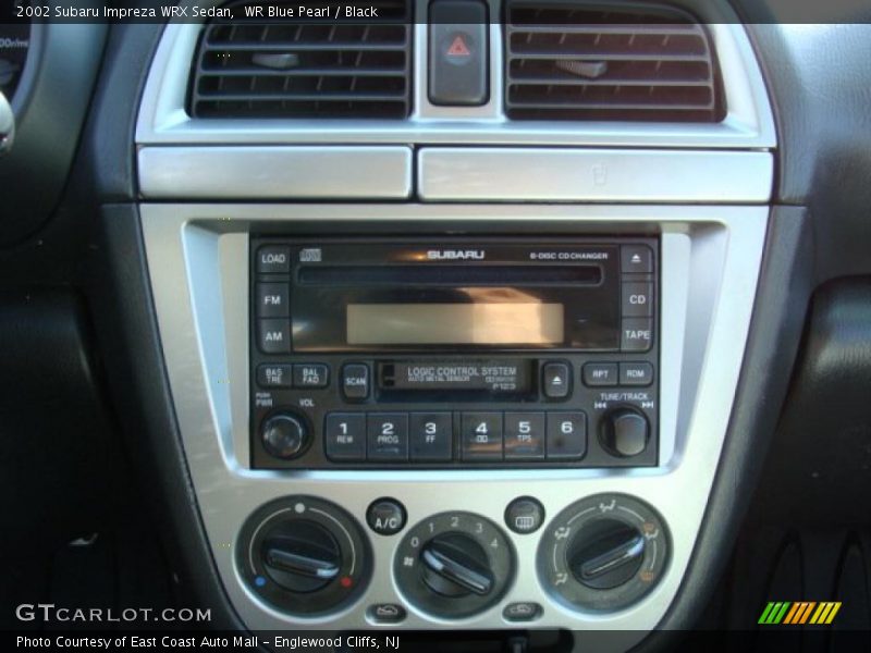 WR Blue Pearl / Black 2002 Subaru Impreza WRX Sedan