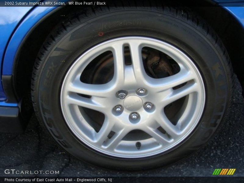 WR Blue Pearl / Black 2002 Subaru Impreza WRX Sedan