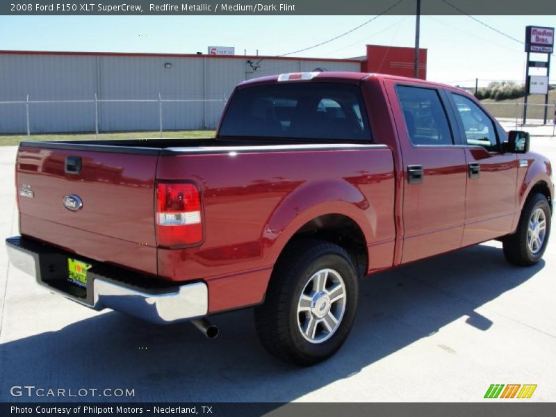 Redfire Metallic / Medium/Dark Flint 2008 Ford F150 XLT SuperCrew