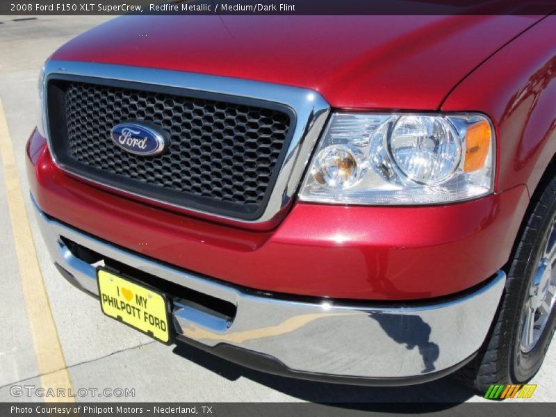 Redfire Metallic / Medium/Dark Flint 2008 Ford F150 XLT SuperCrew
