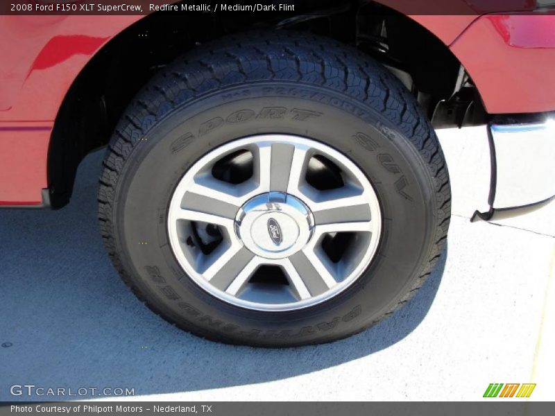 Redfire Metallic / Medium/Dark Flint 2008 Ford F150 XLT SuperCrew