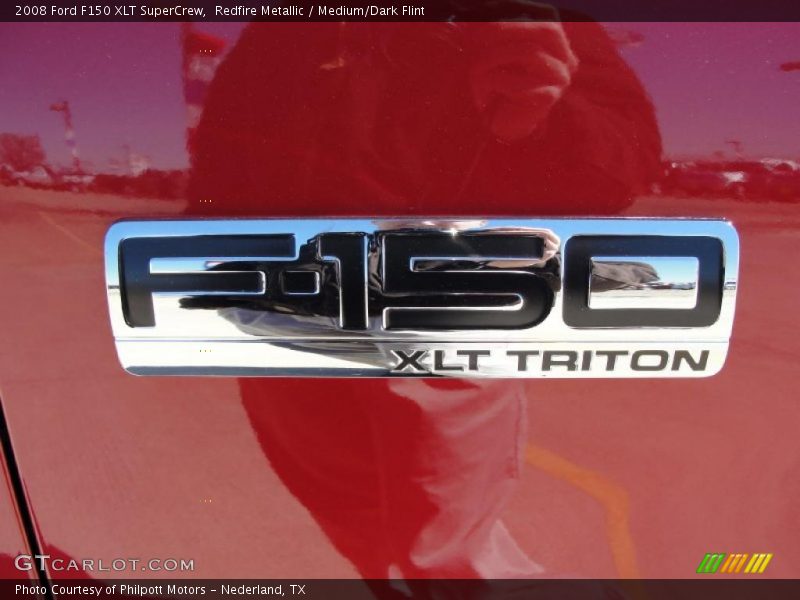 Redfire Metallic / Medium/Dark Flint 2008 Ford F150 XLT SuperCrew