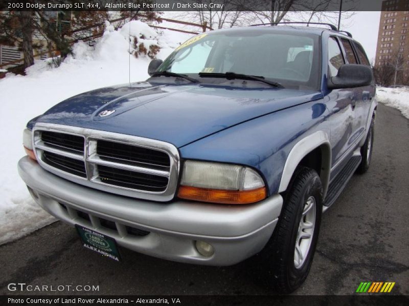Atlantic Blue Pearlcoat / Dark Slate Gray 2003 Dodge Durango SLT 4x4