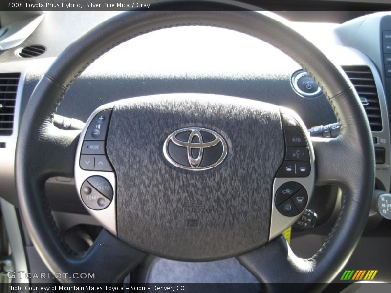 Silver Pine Mica / Gray 2008 Toyota Prius Hybrid
