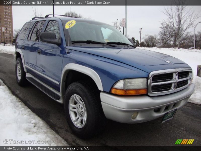 Atlantic Blue Pearlcoat / Dark Slate Gray 2003 Dodge Durango SLT 4x4