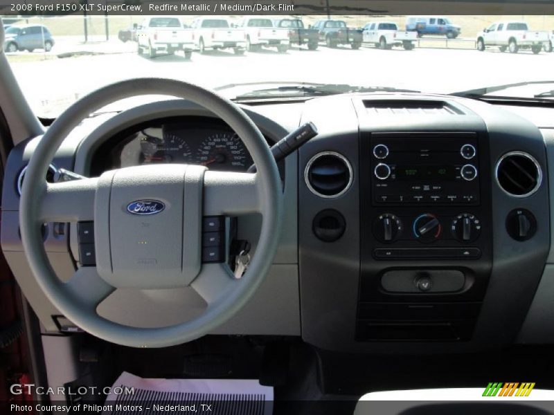 Redfire Metallic / Medium/Dark Flint 2008 Ford F150 XLT SuperCrew