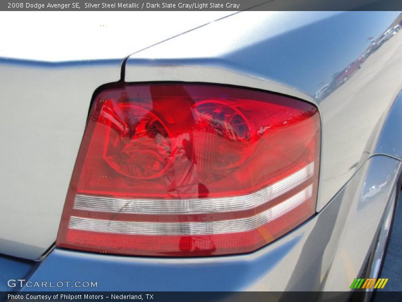 Silver Steel Metallic / Dark Slate Gray/Light Slate Gray 2008 Dodge Avenger SE