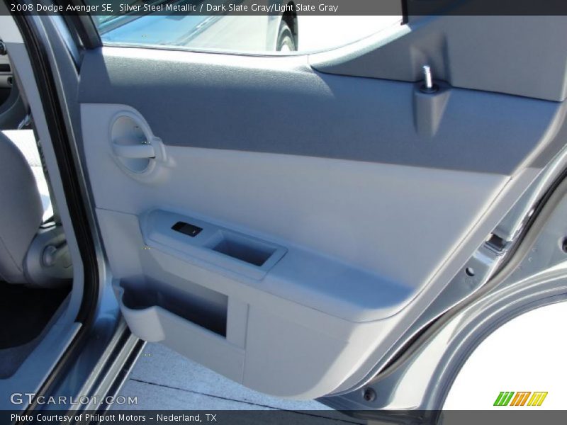 Silver Steel Metallic / Dark Slate Gray/Light Slate Gray 2008 Dodge Avenger SE