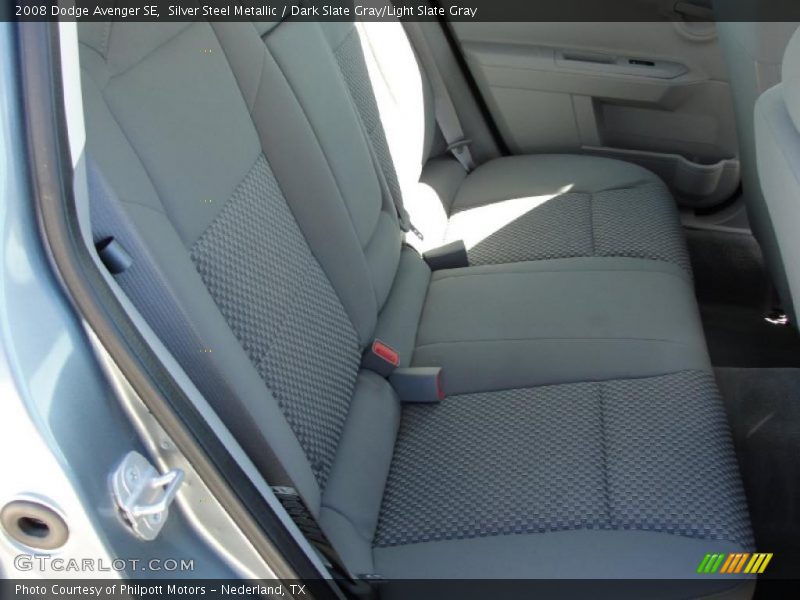 Silver Steel Metallic / Dark Slate Gray/Light Slate Gray 2008 Dodge Avenger SE