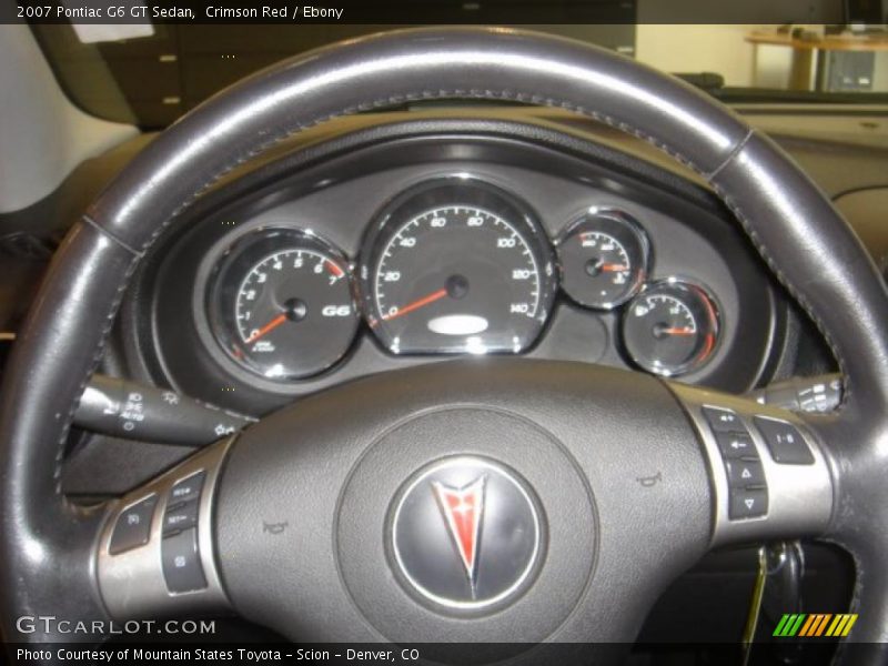 Crimson Red / Ebony 2007 Pontiac G6 GT Sedan