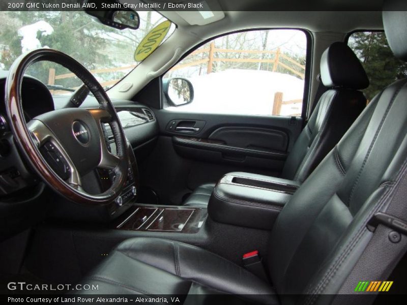 Stealth Gray Metallic / Ebony Black 2007 GMC Yukon Denali AWD