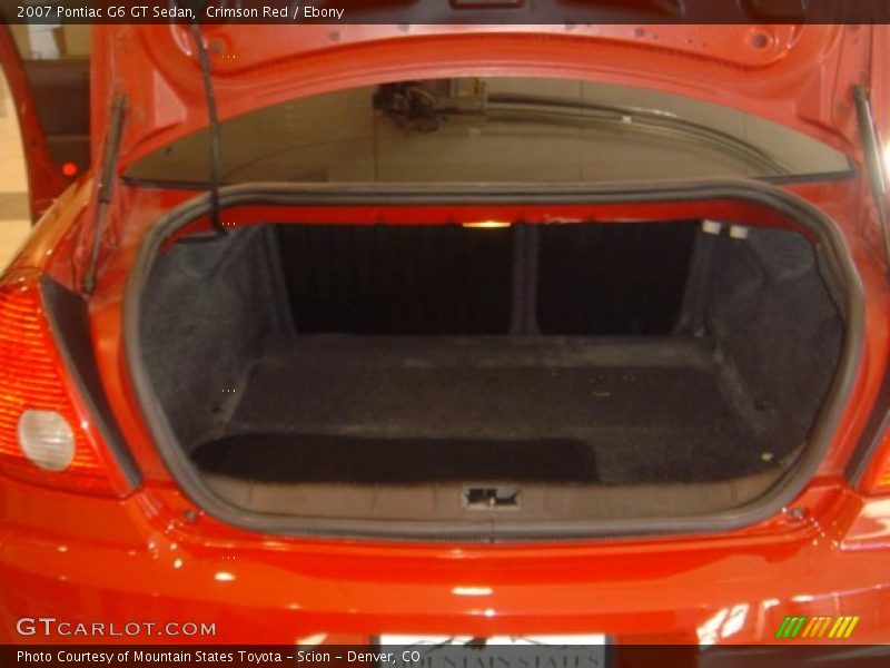 Crimson Red / Ebony 2007 Pontiac G6 GT Sedan