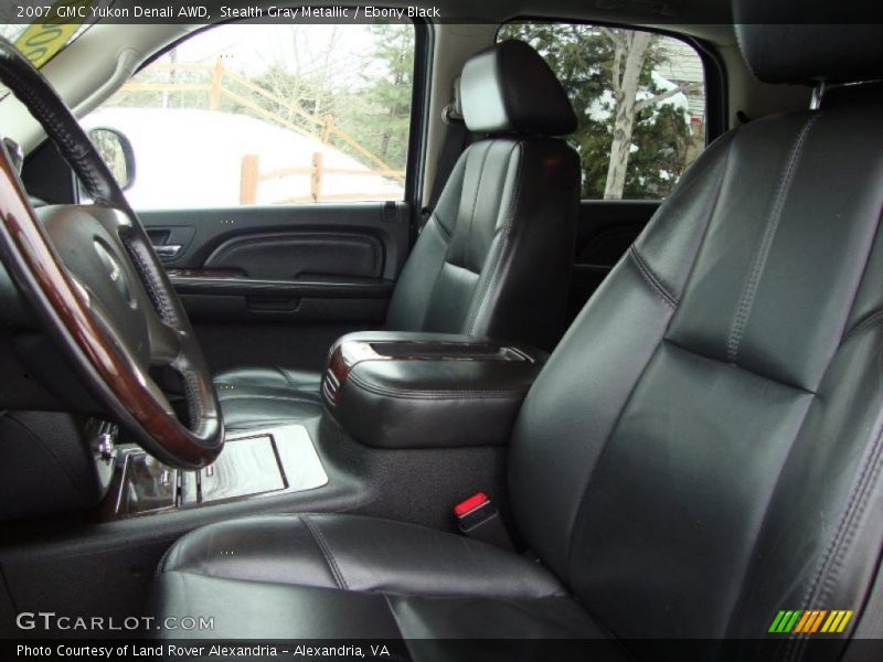 Stealth Gray Metallic / Ebony Black 2007 GMC Yukon Denali AWD