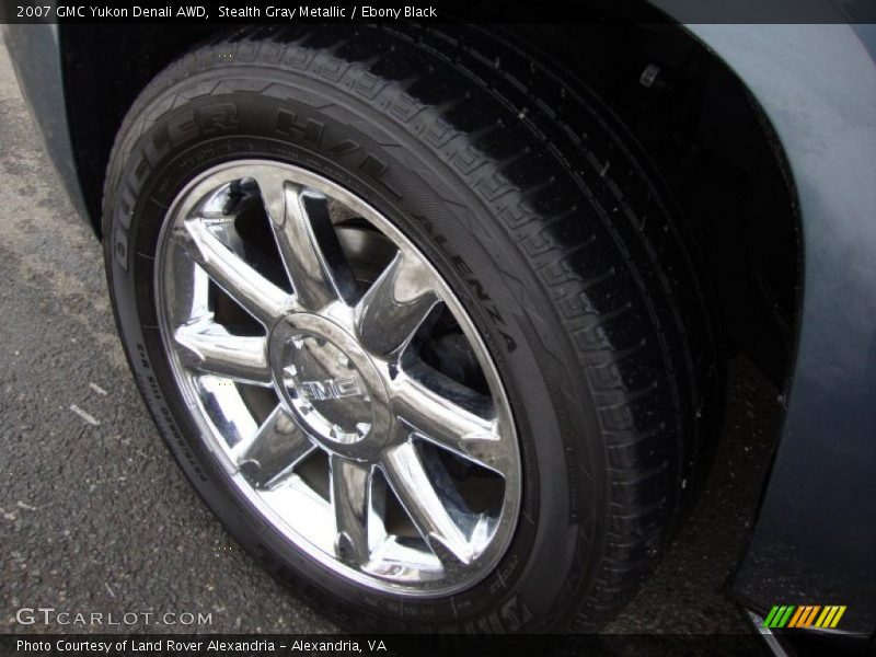 Stealth Gray Metallic / Ebony Black 2007 GMC Yukon Denali AWD