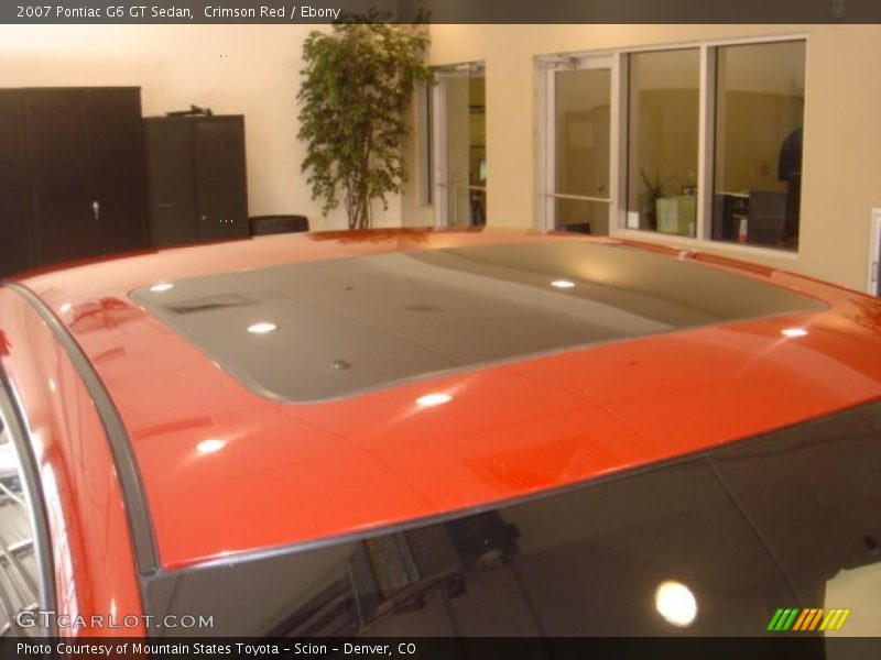 Crimson Red / Ebony 2007 Pontiac G6 GT Sedan