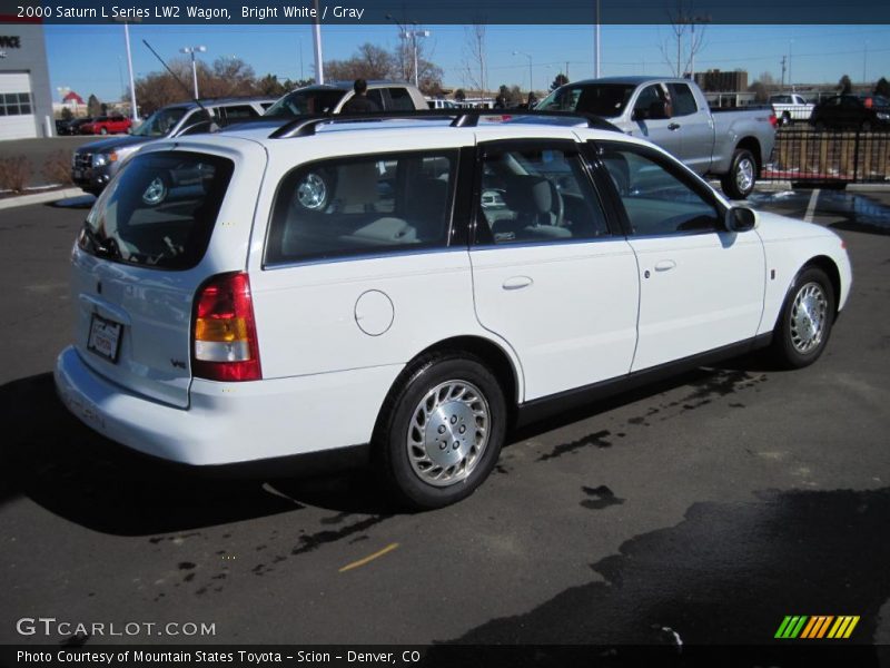 Bright White / Gray 2000 Saturn L Series LW2 Wagon