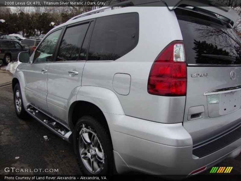 Titanium Silver Metallic / Dark Gray 2008 Lexus GX 470